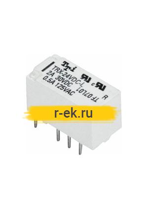 TRX(TRQ2)-24VDC-L-R, Реле 2пер. 24V / 1A, 250VAC бистабильное