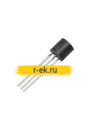 КТ502Е, Транзистор PNP 90В 0,15А 0,35Вт 5МГц TO-92 (КТ-26)