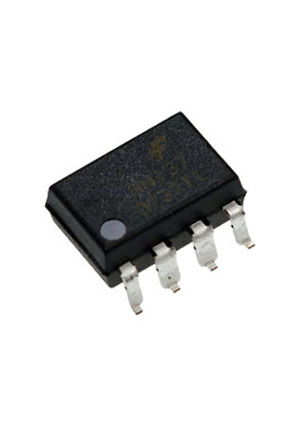 6N137S, PDIP8 SMD, Опто-интерфейс,10 Mбит/с ,2.5 кВ, Ind.