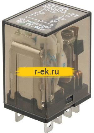 HHC68A-2Z-110A (PLUG-IN), Реле 2 пер. 110VAC / 10A, 240VAC