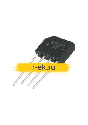 KBP2005 (RS201), Диодный мост 2А 50В [KBP]