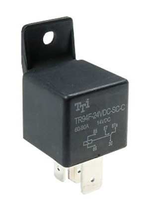 TR94F-24VDC-SC-C, реле24VDC/80A,14VDC