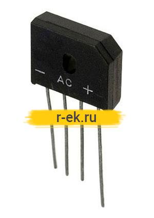 KBU610 (KBU6M, RS607), Диодный мост 6А 1000В [KBU]