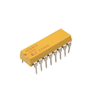 4116R-1-100LF, 8x10 Ом резисторная сборка изол. DIP-16