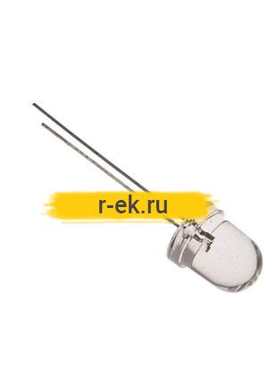 BL-L813UBC, Светодиод синий d=8мм, 800-2000мКд, 25  470нМ (Ultra Blue)