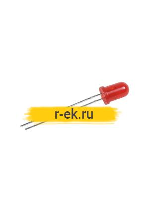 L-7113ID-12V, Светодиод красный d=5мм 12В30мКд